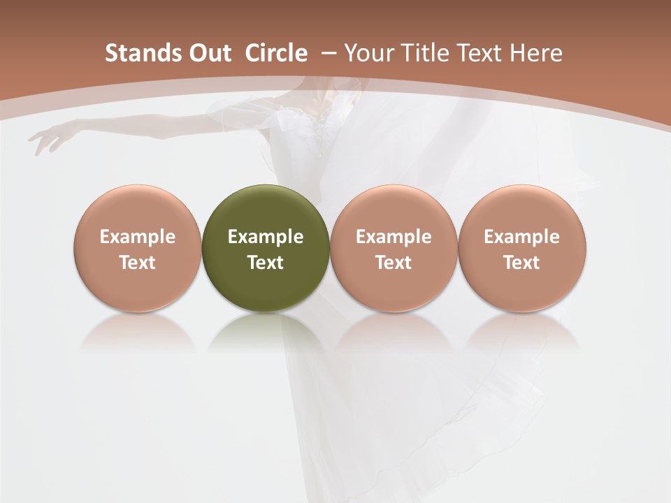 Female Traditional Ballerina PowerPoint Template