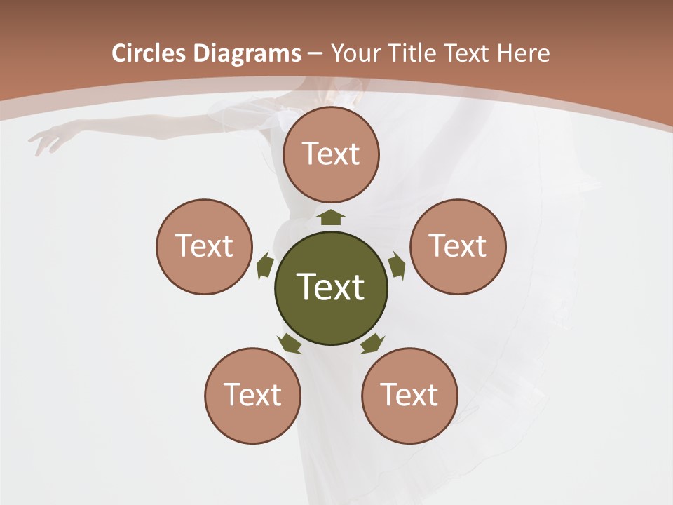 Female Traditional Ballerina PowerPoint Template