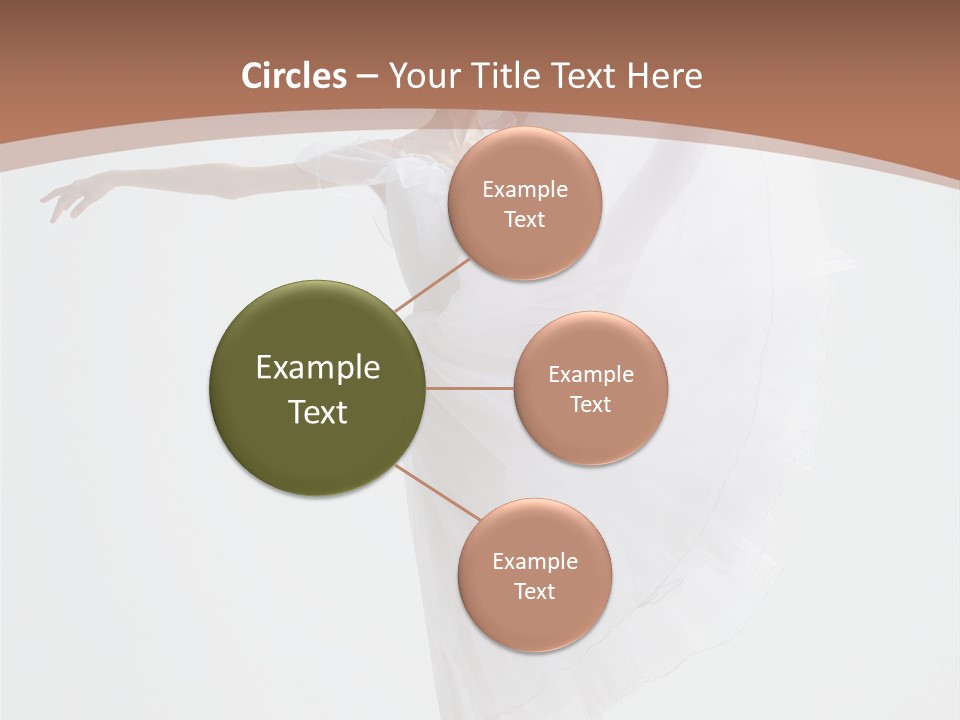 Female Traditional Ballerina PowerPoint Template