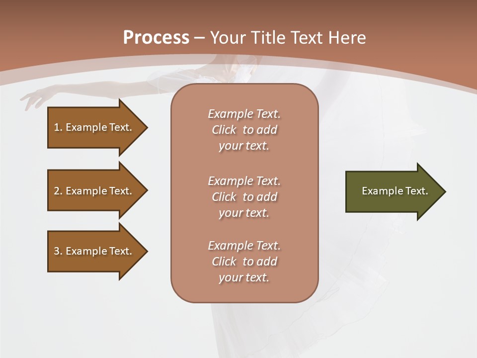 Female Traditional Ballerina PowerPoint Template