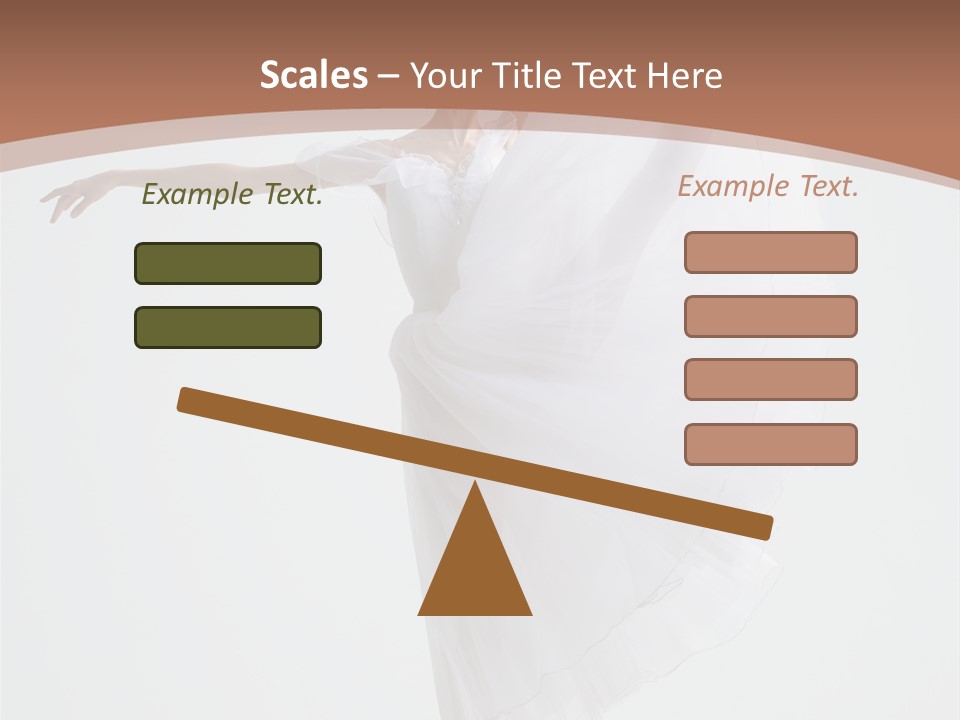 Female Traditional Ballerina PowerPoint Template