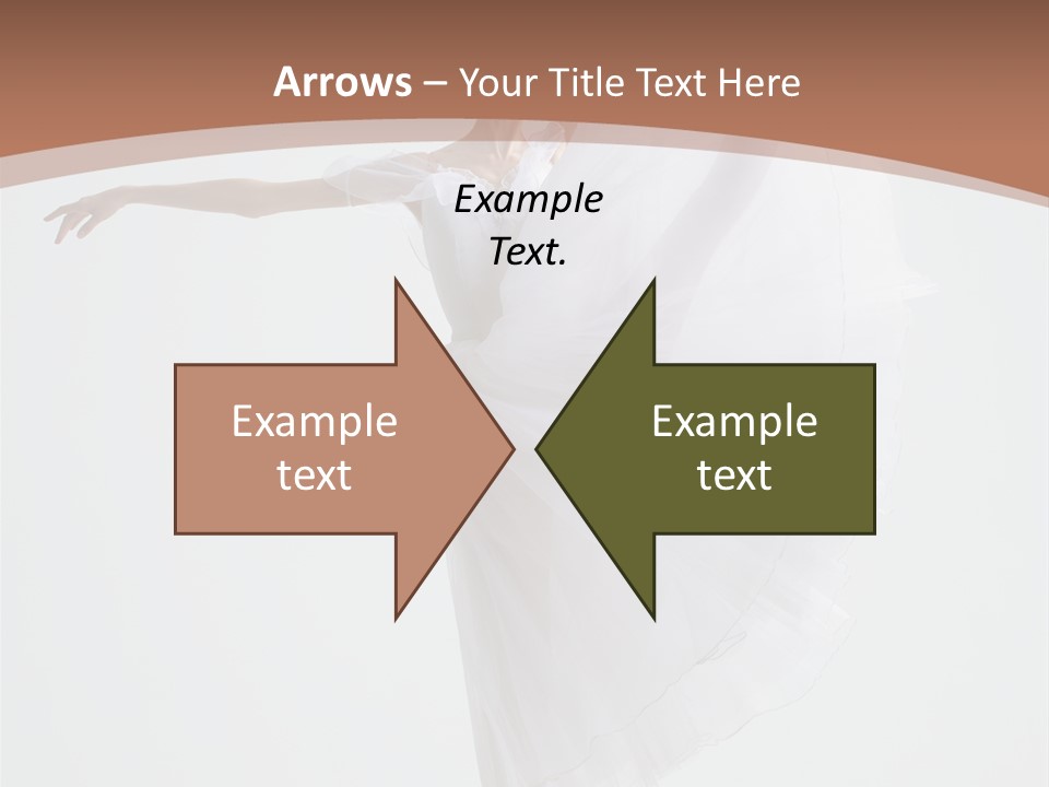 Female Traditional Ballerina PowerPoint Template