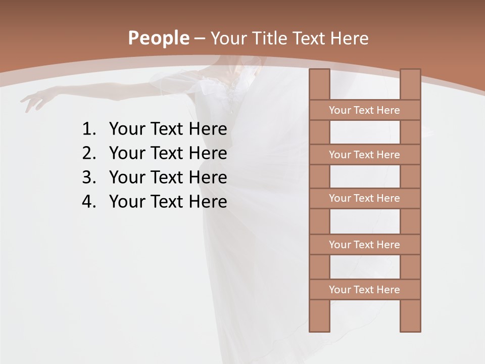 Female Traditional Ballerina PowerPoint Template