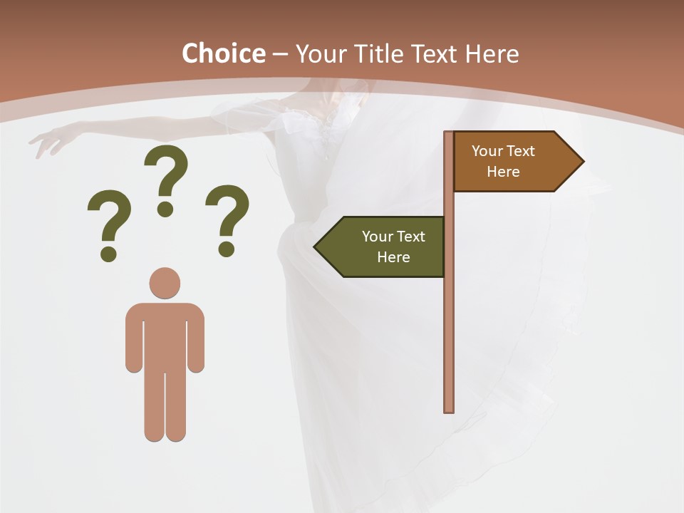 Female Traditional Ballerina PowerPoint Template