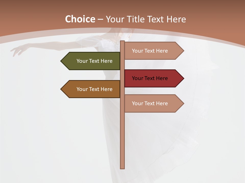 Female Traditional Ballerina PowerPoint Template