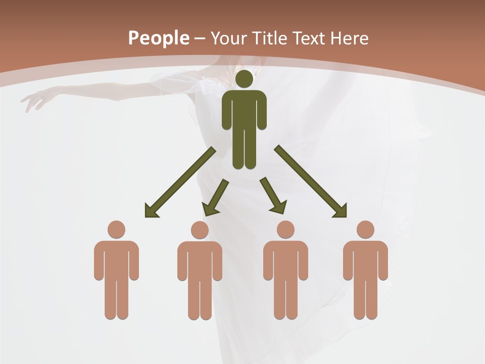 Female Traditional Ballerina PowerPoint Template