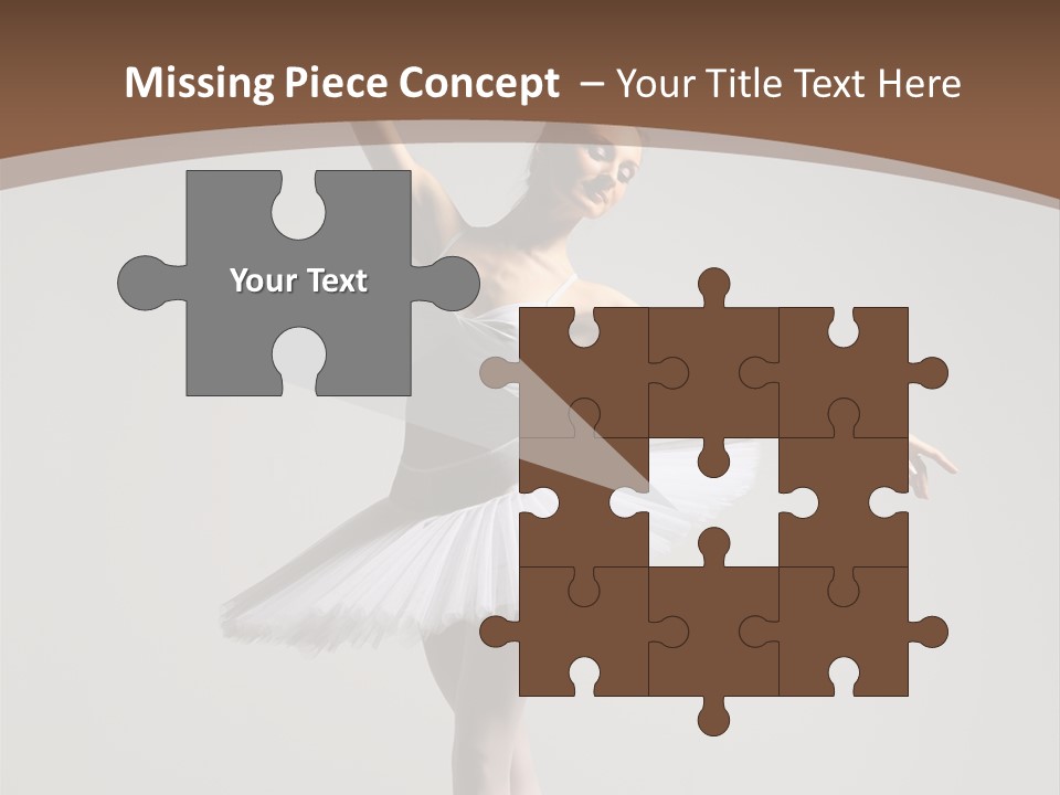 Vertical Traditional Ballet PowerPoint Template