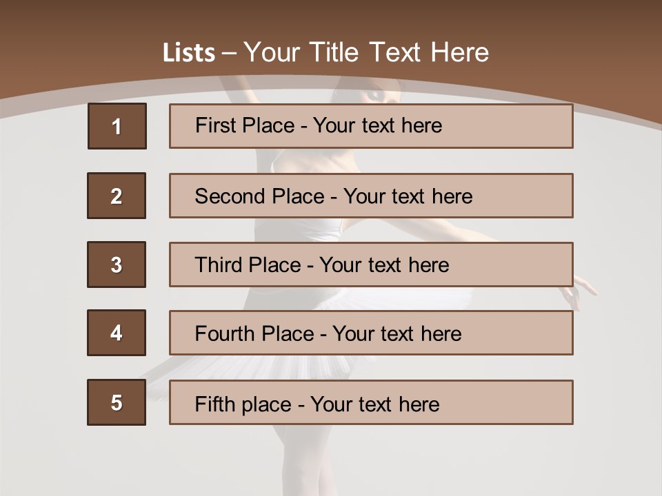 Vertical Traditional Ballet PowerPoint Template