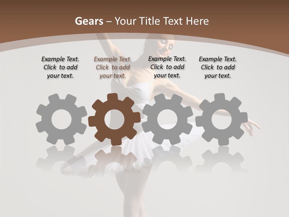 Vertical Traditional Ballet PowerPoint Template