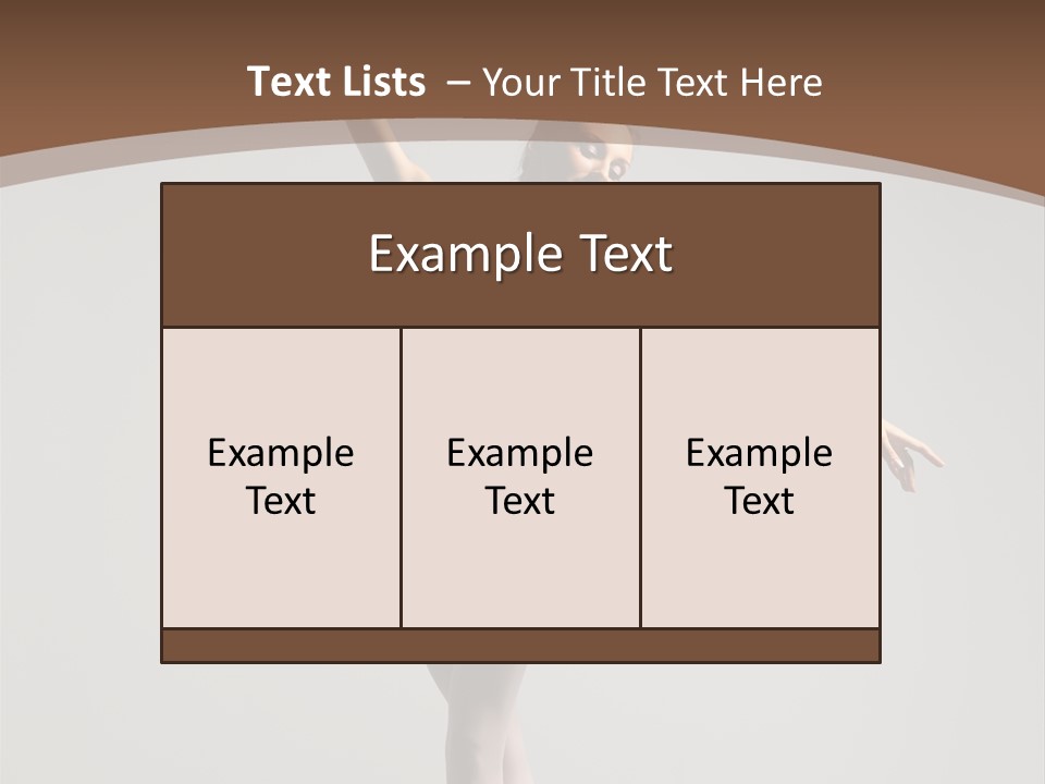Vertical Traditional Ballet PowerPoint Template