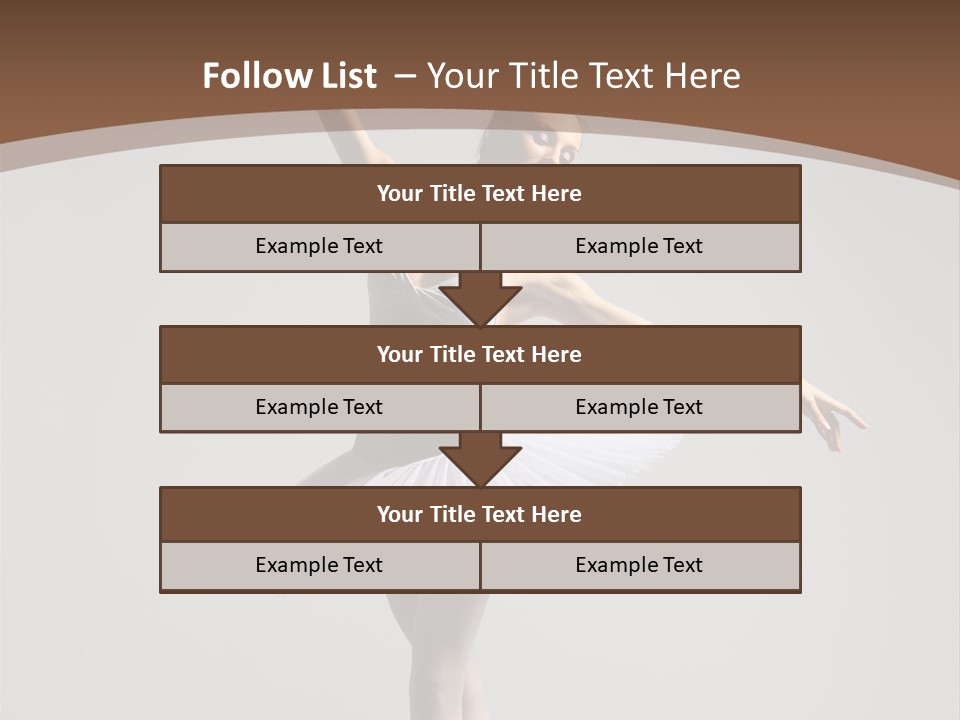 Vertical Traditional Ballet PowerPoint Template