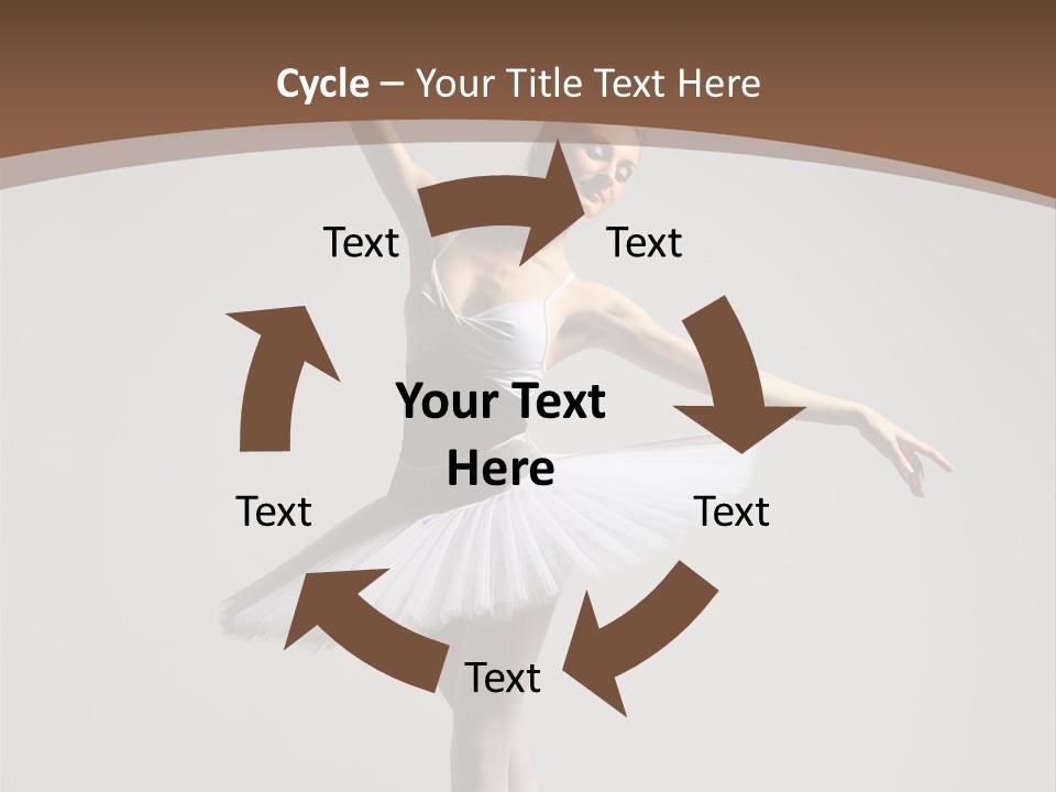 Vertical Traditional Ballet PowerPoint Template