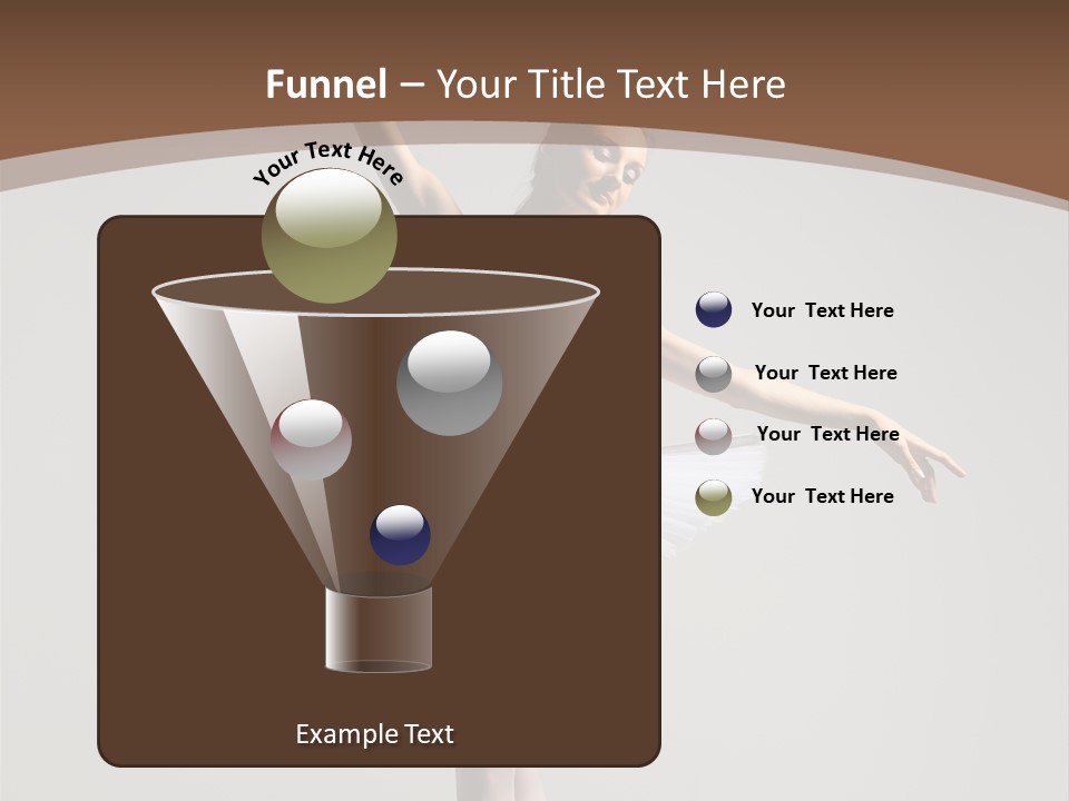 Vertical Traditional Ballet PowerPoint Template