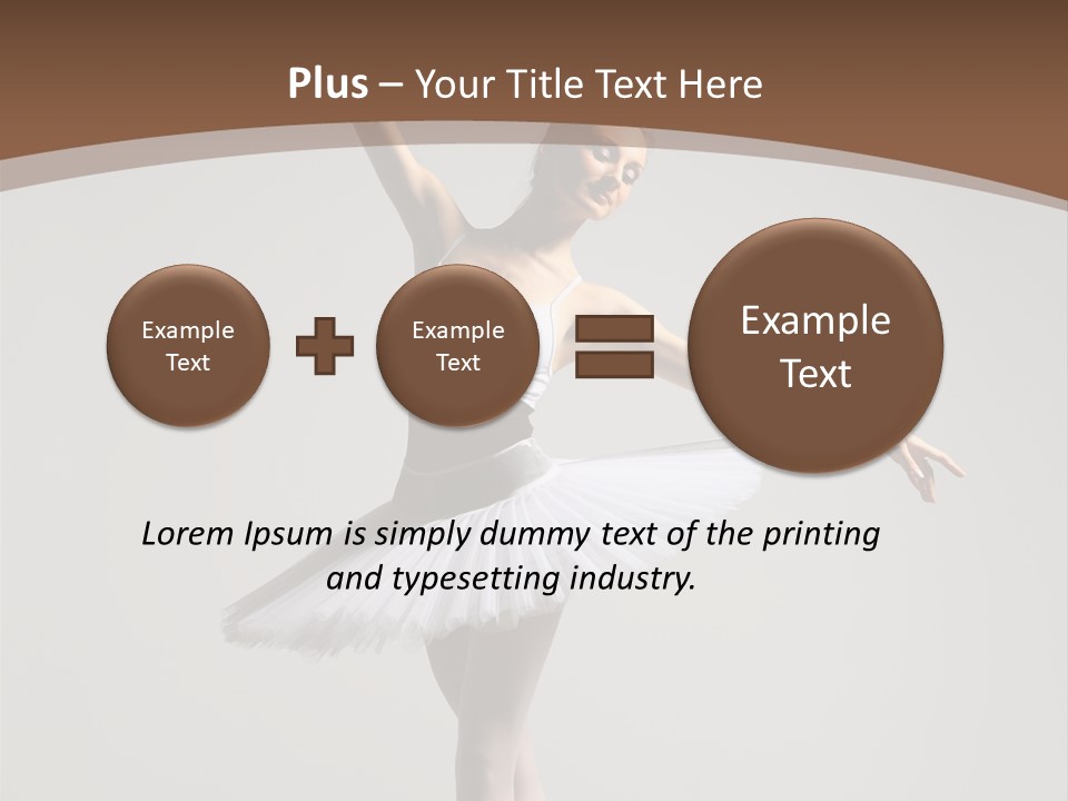 Vertical Traditional Ballet PowerPoint Template