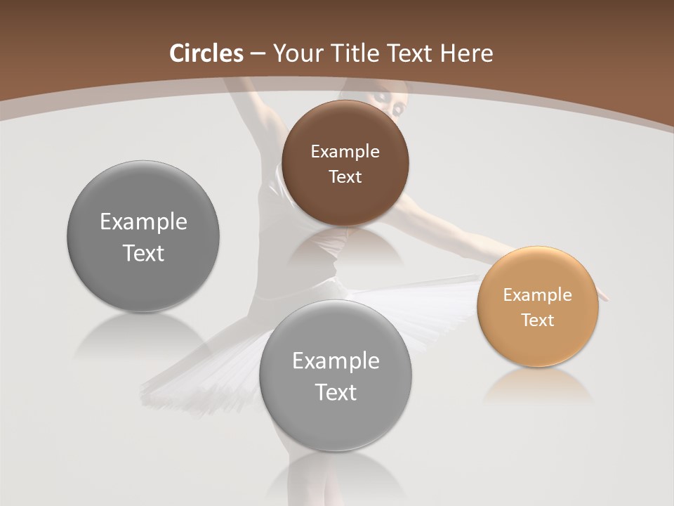 Vertical Traditional Ballet PowerPoint Template