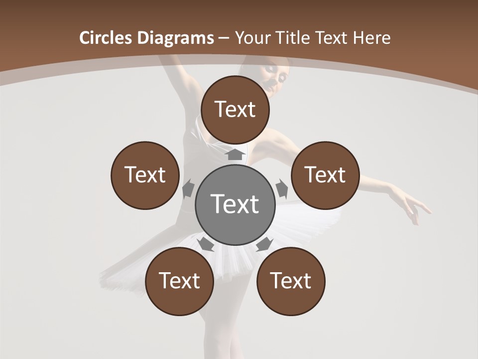 Vertical Traditional Ballet PowerPoint Template