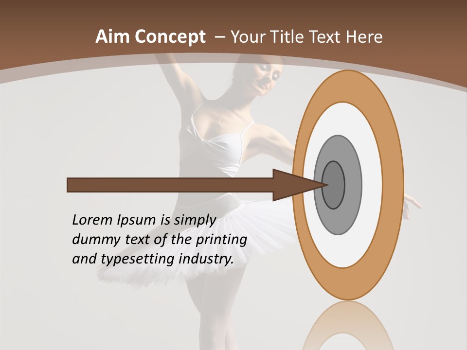 Vertical Traditional Ballet PowerPoint Template