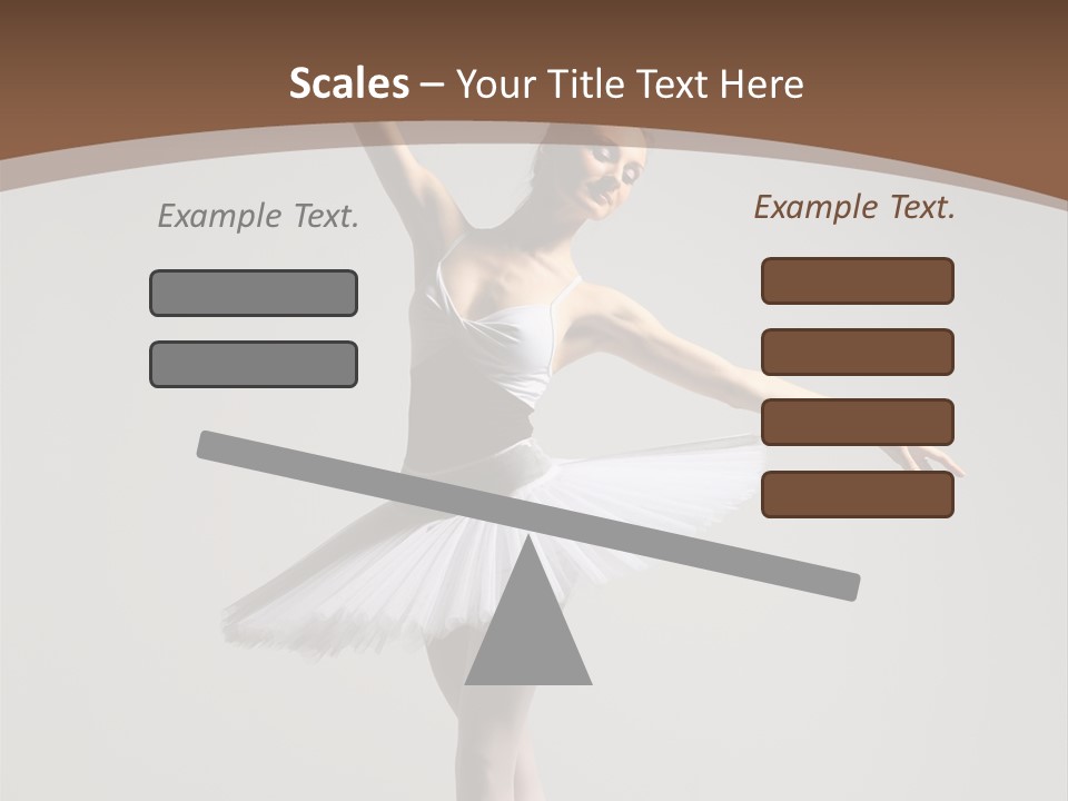 Vertical Traditional Ballet PowerPoint Template