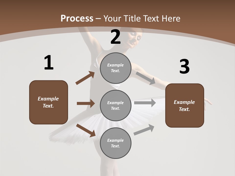Vertical Traditional Ballet PowerPoint Template