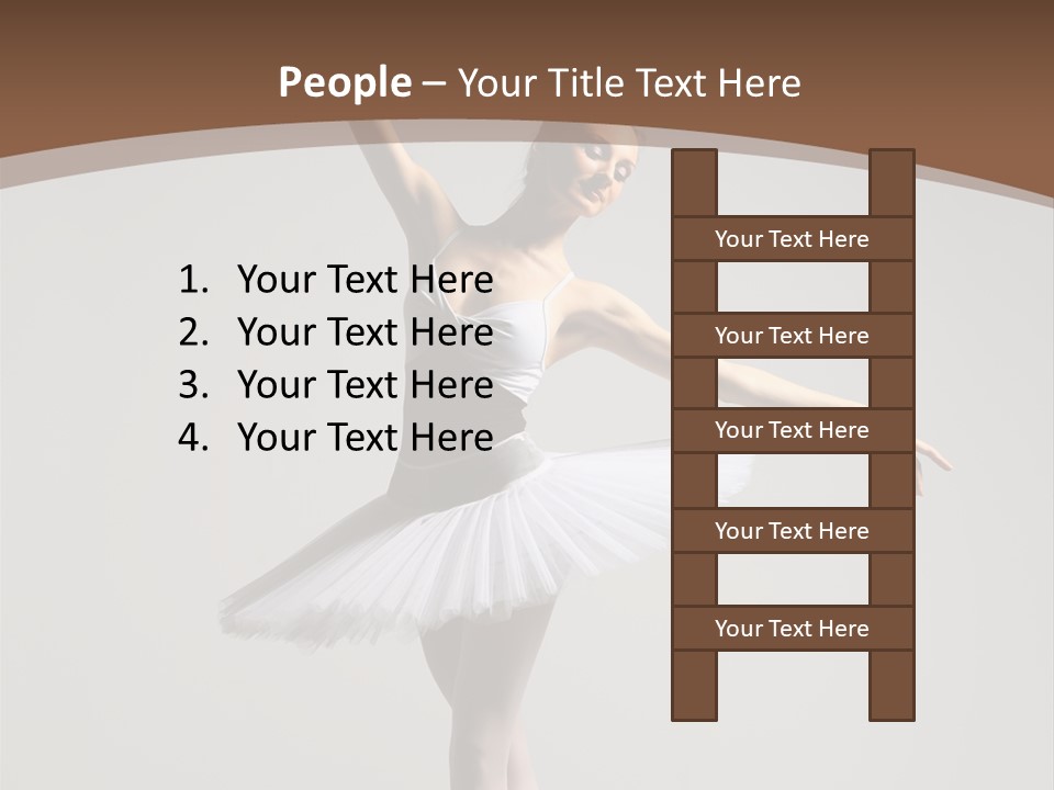 Vertical Traditional Ballet PowerPoint Template