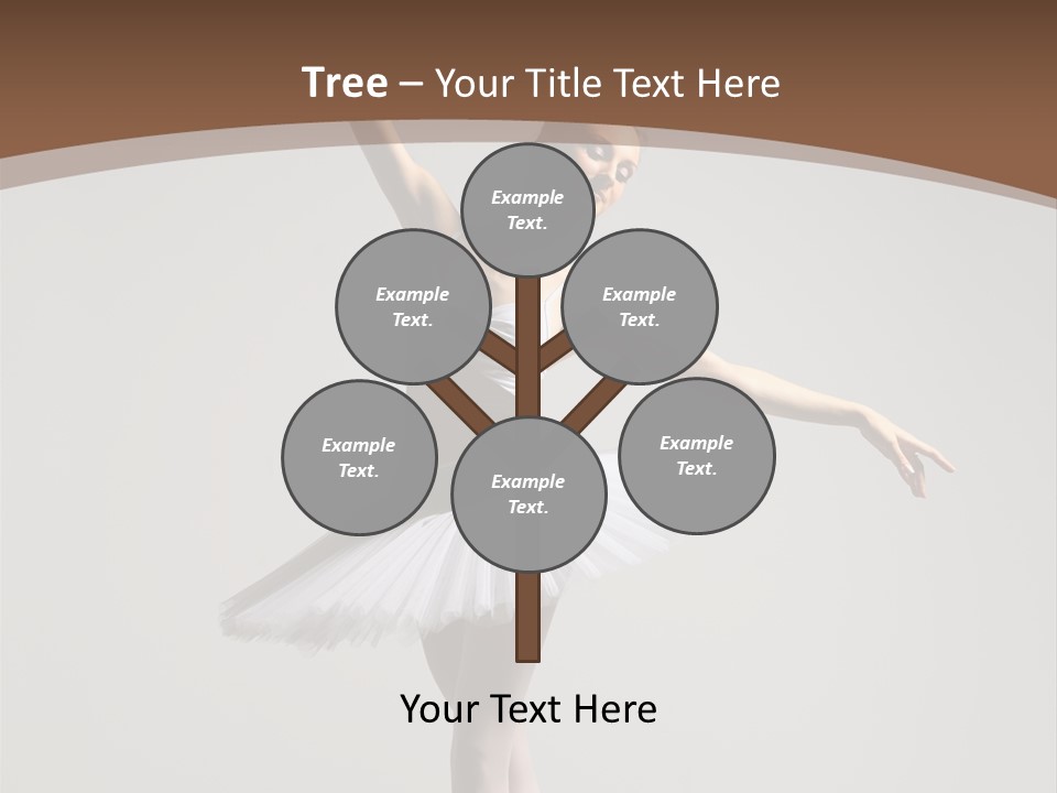 Vertical Traditional Ballet PowerPoint Template