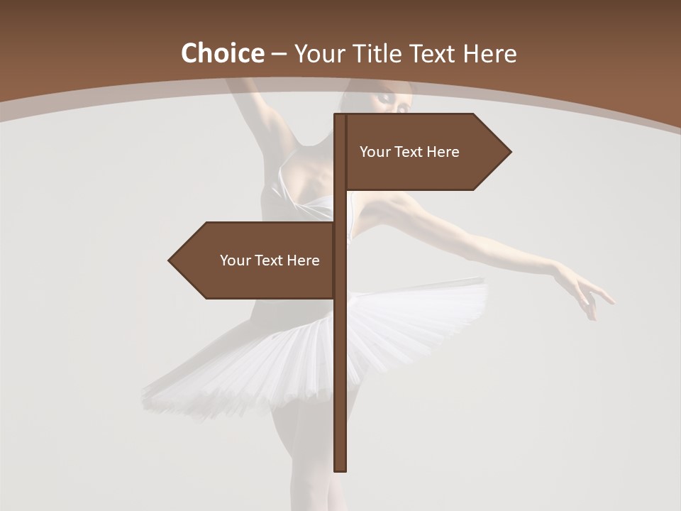 Vertical Traditional Ballet PowerPoint Template