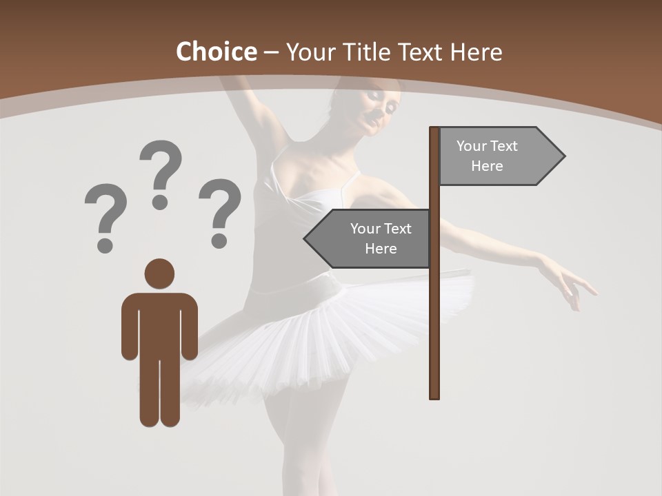 Vertical Traditional Ballet PowerPoint Template
