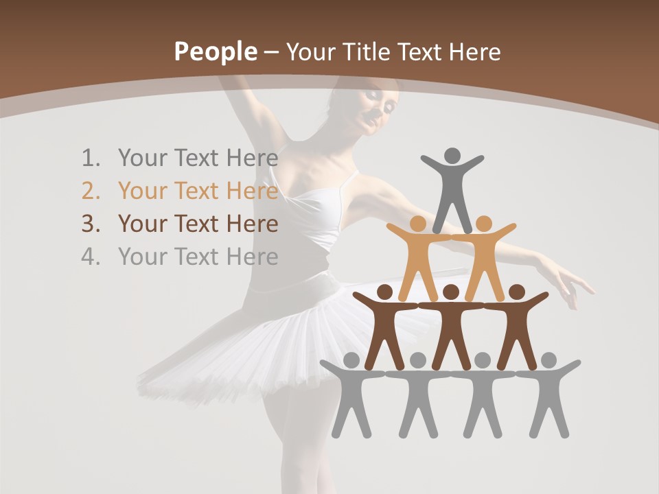 Vertical Traditional Ballet PowerPoint Template