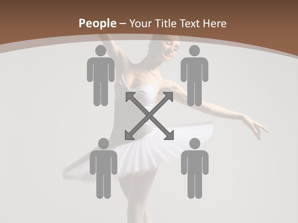 Vertical Traditional Ballet PowerPoint Template