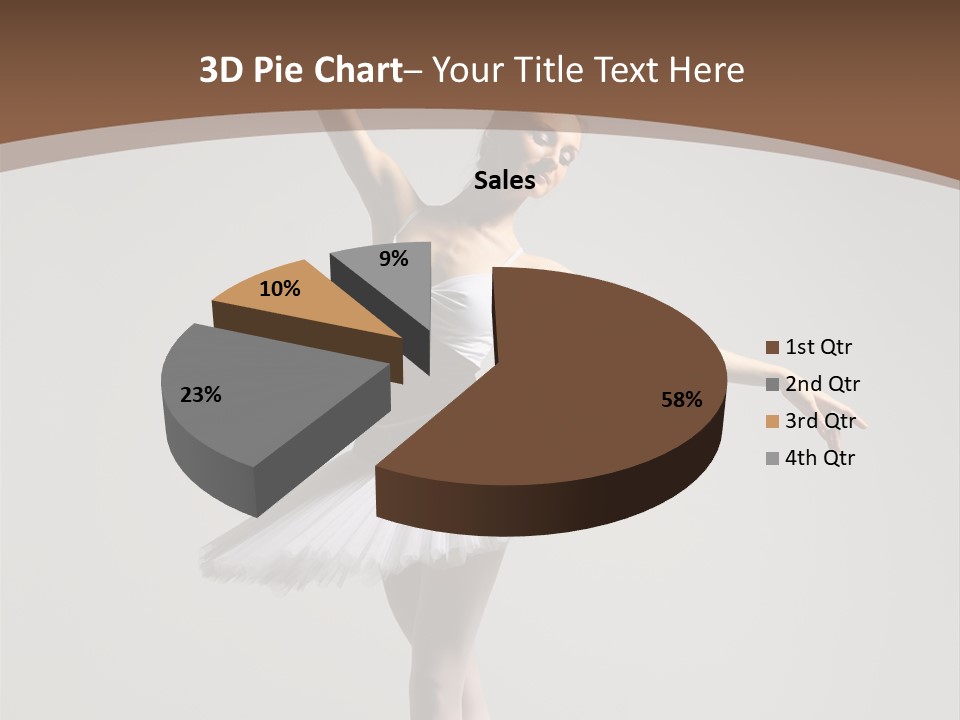 Vertical Traditional Ballet PowerPoint Template