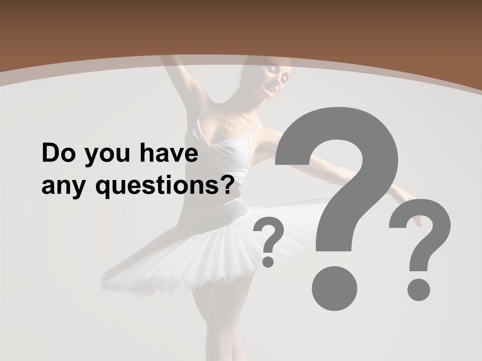 Vertical Traditional Ballet PowerPoint Template