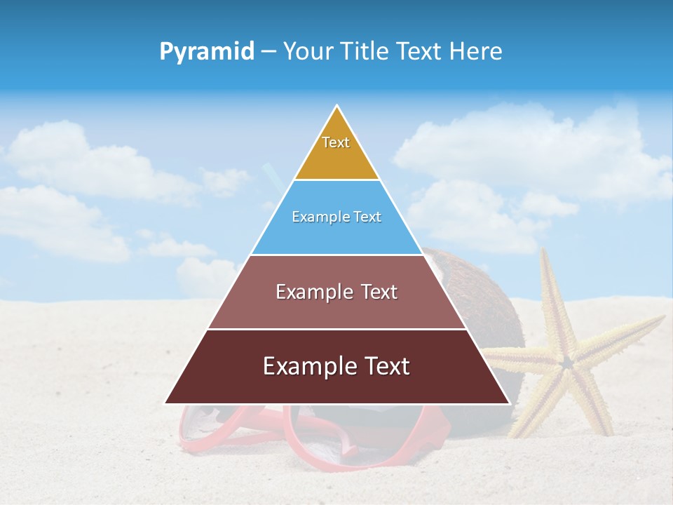 Refreshment Blue Scenic PowerPoint Template