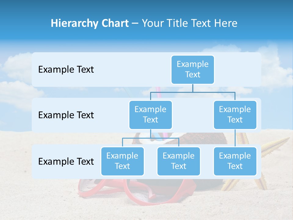 Refreshment Blue Scenic PowerPoint Template