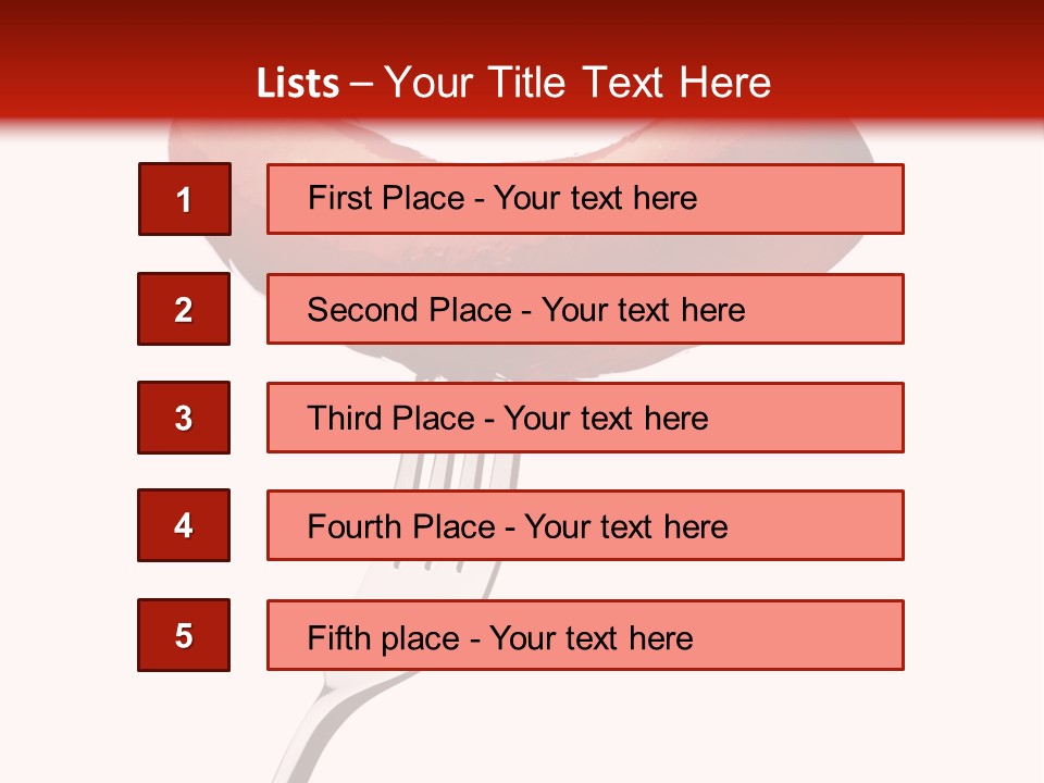Product Pork Prepared PowerPoint Template