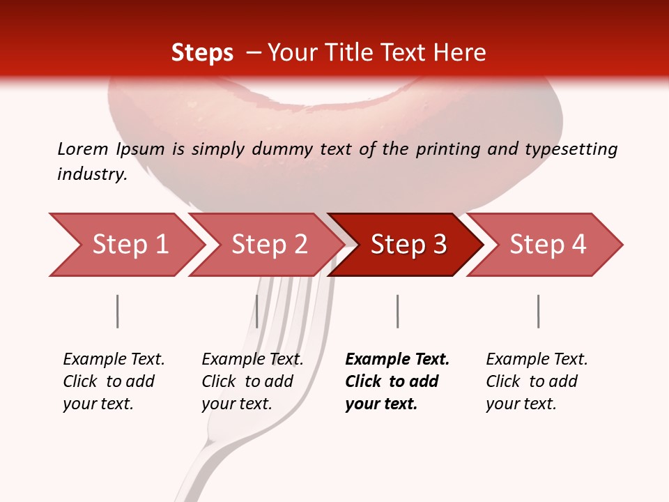 Product Pork Prepared PowerPoint Template