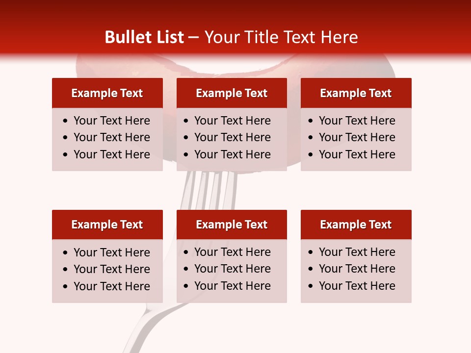 Product Pork Prepared PowerPoint Template