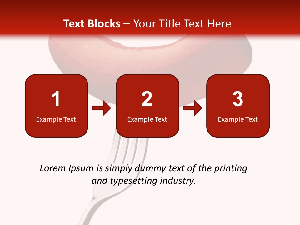 Product Pork Prepared PowerPoint Template
