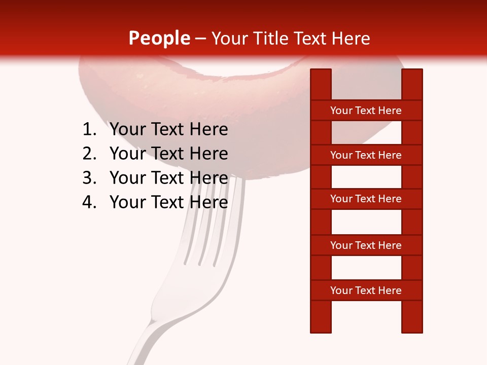 Product Pork Prepared PowerPoint Template