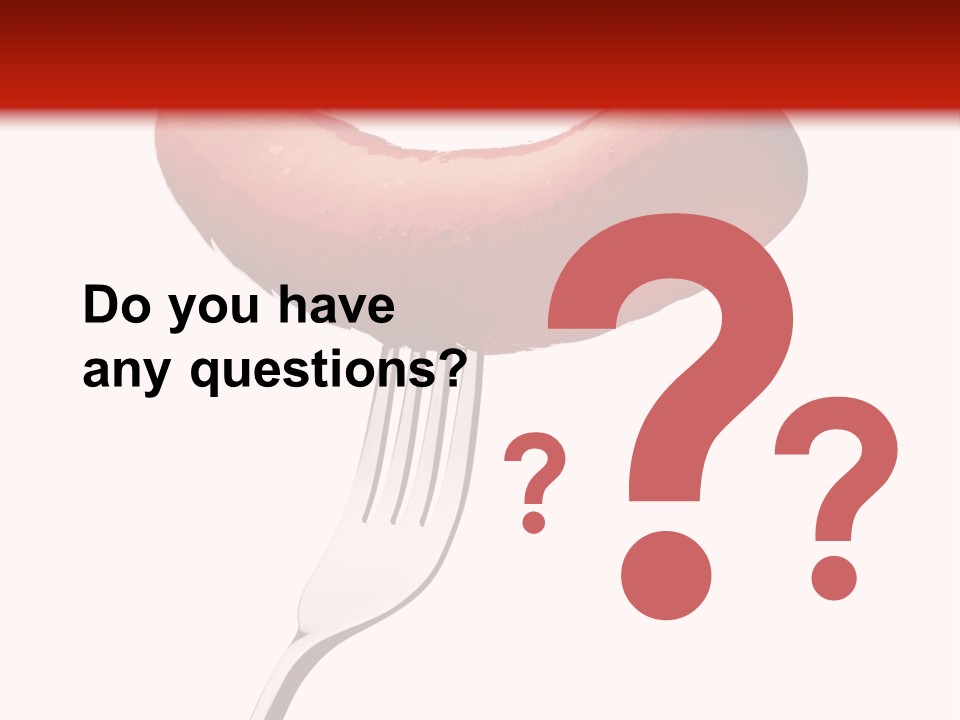 Product Pork Prepared PowerPoint Template