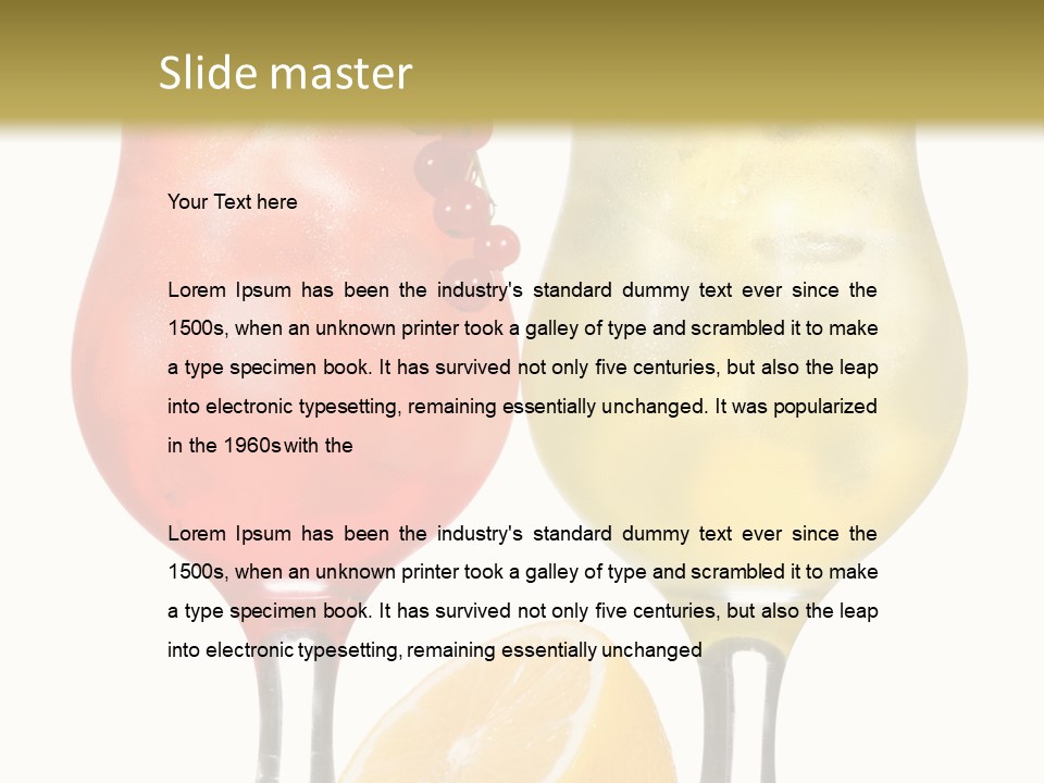 Tropical Soda Juice PowerPoint Template