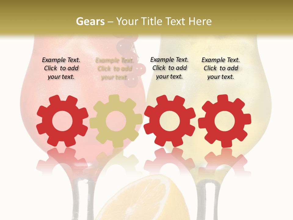 Tropical Soda Juice PowerPoint Template