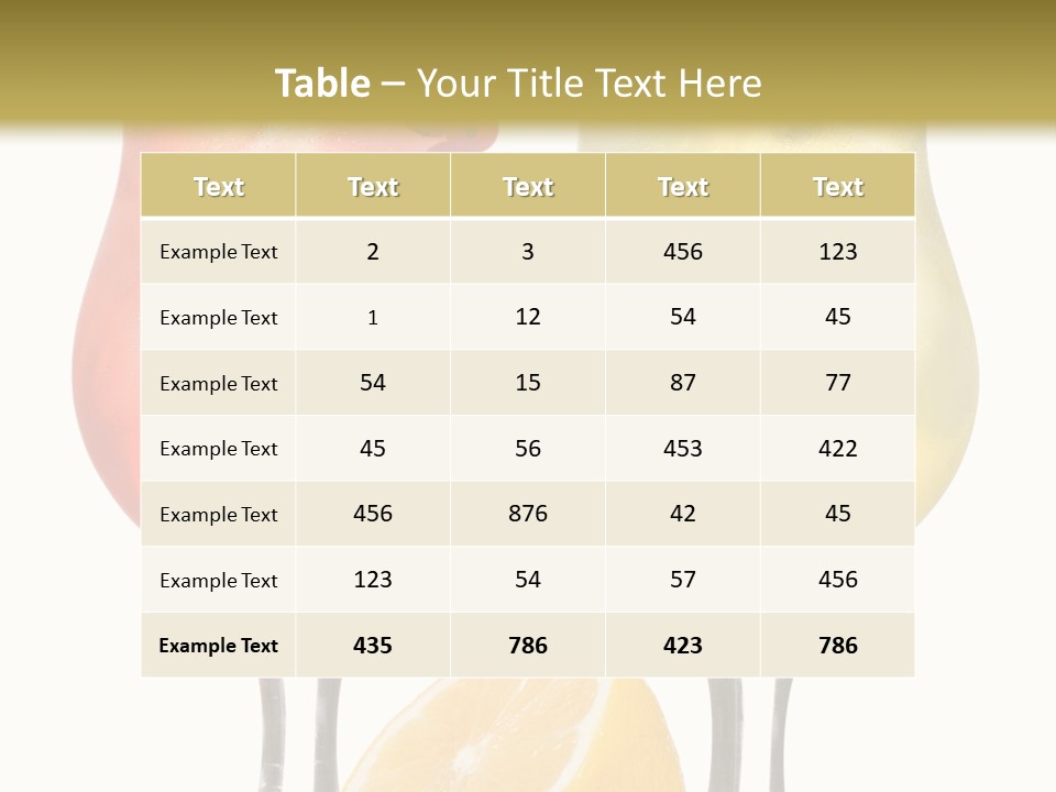 Tropical Soda Juice PowerPoint Template