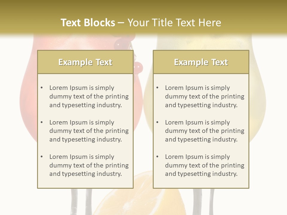 Tropical Soda Juice PowerPoint Template