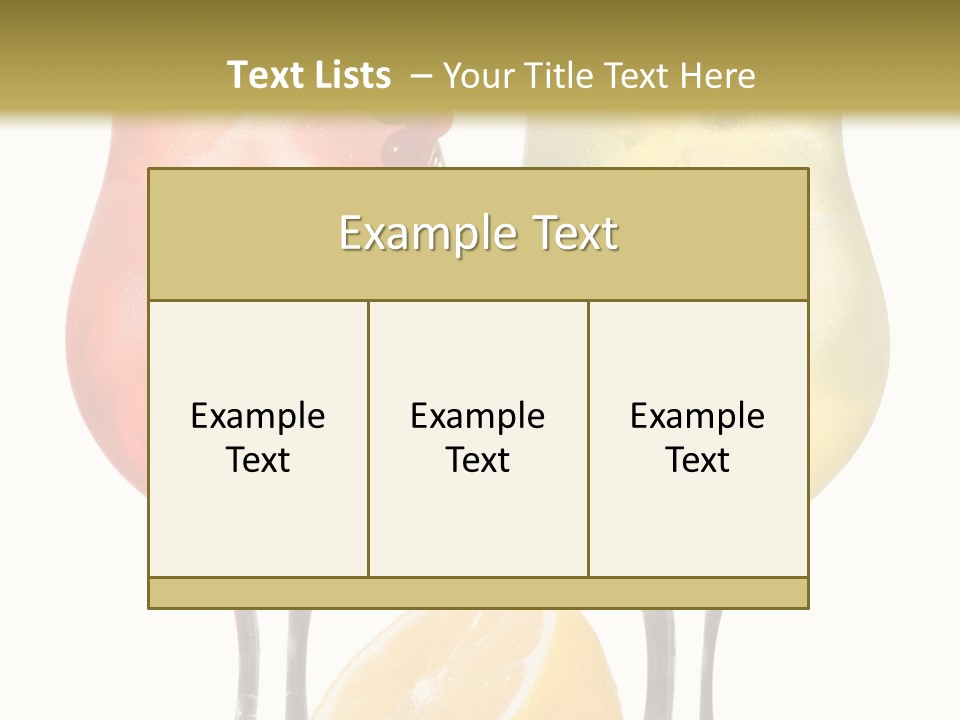 Tropical Soda Juice PowerPoint Template
