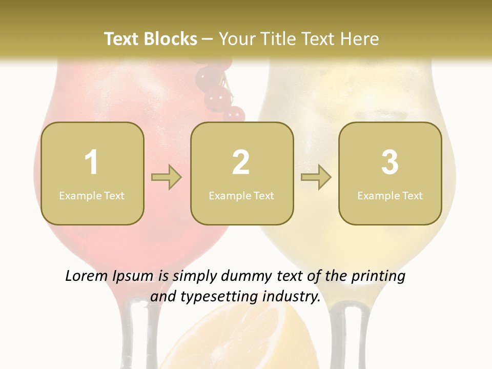 Tropical Soda Juice PowerPoint Template