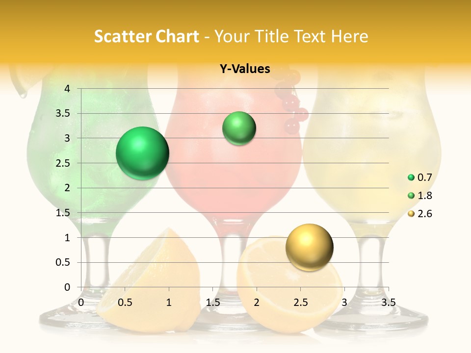 Lemon Refreshment Alcohol PowerPoint Template