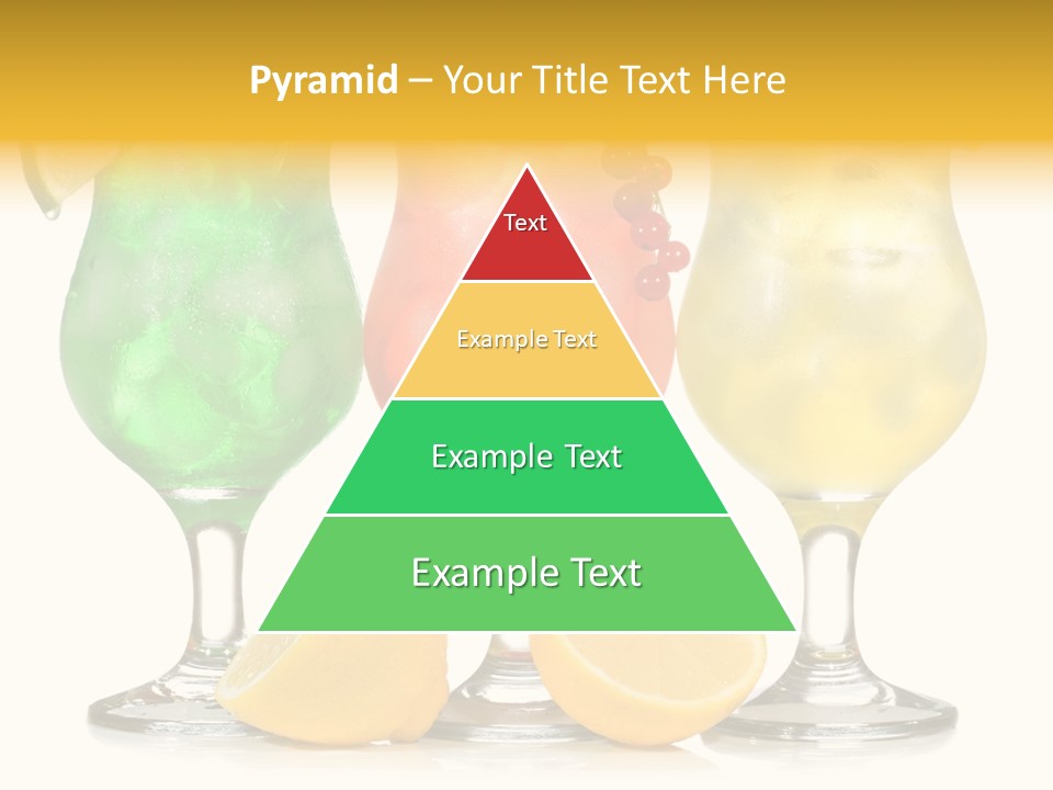 Lemon Refreshment Alcohol PowerPoint Template