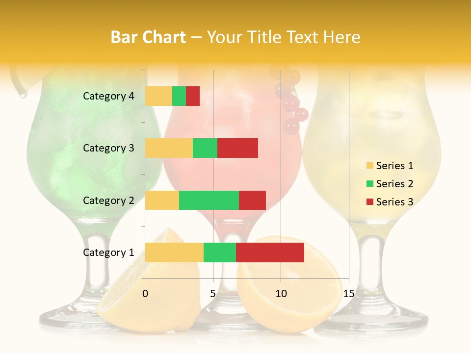 Lemon Refreshment Alcohol PowerPoint Template
