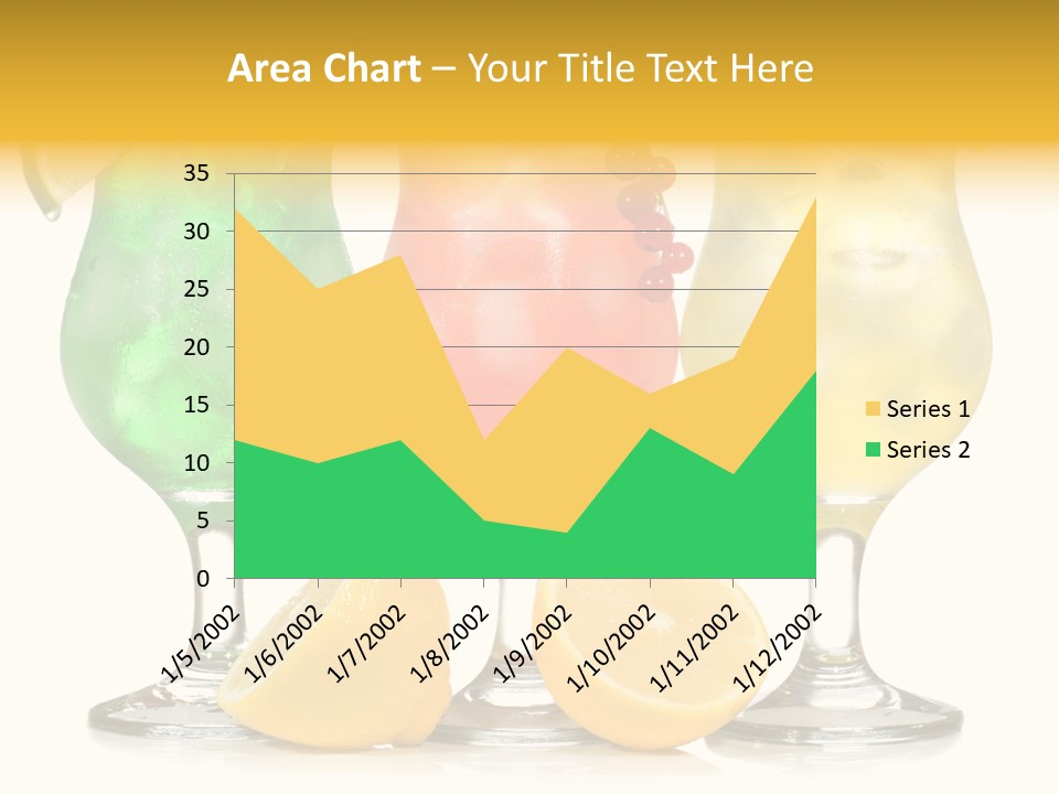 Lemon Refreshment Alcohol PowerPoint Template