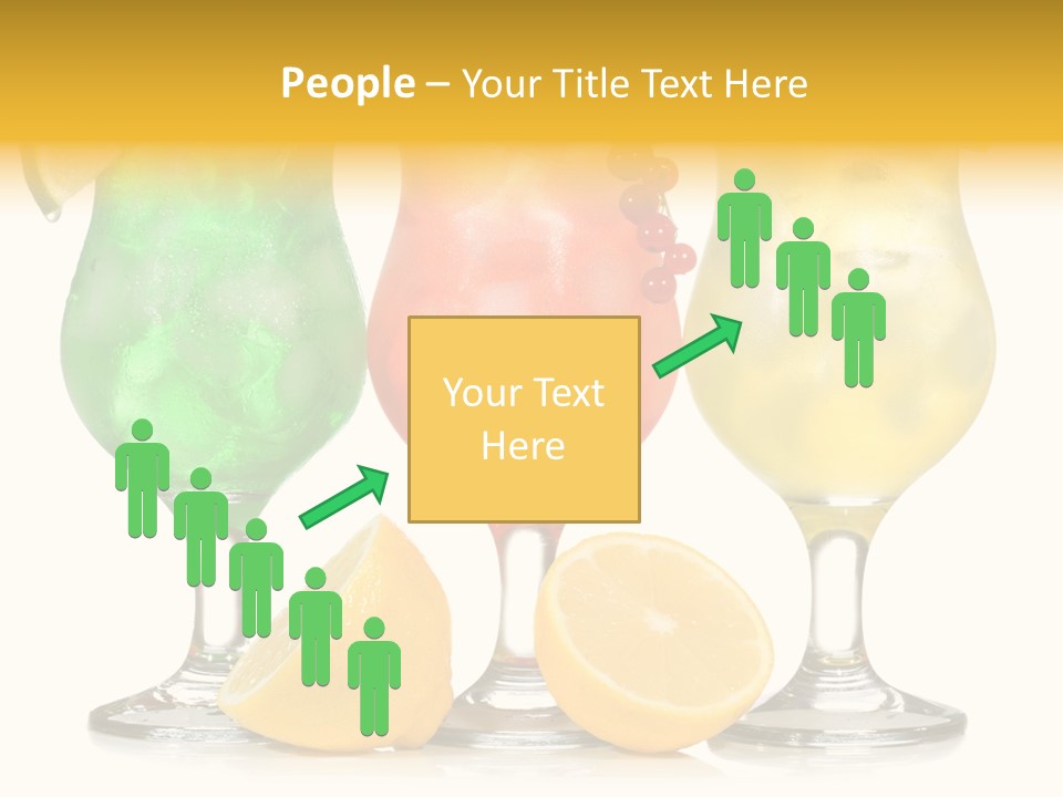 Lemon Refreshment Alcohol PowerPoint Template
